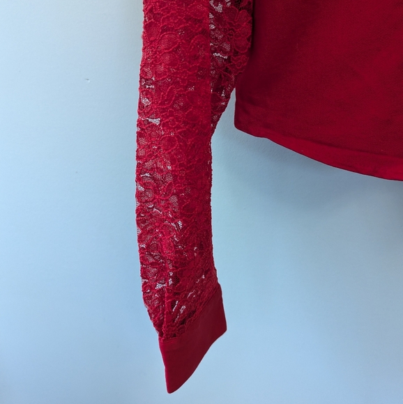 Vintage Western Heart Lace Button Up Top Cowgirl - Picture 5 of 15